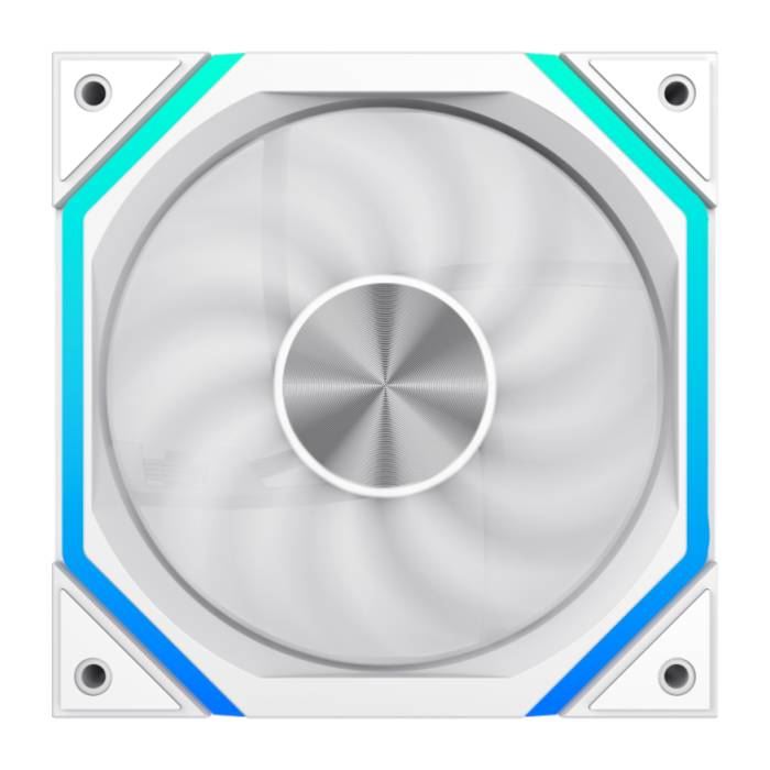 فن کیس گیمینگ گیم مکس مدل FN12A N2 R White - 2